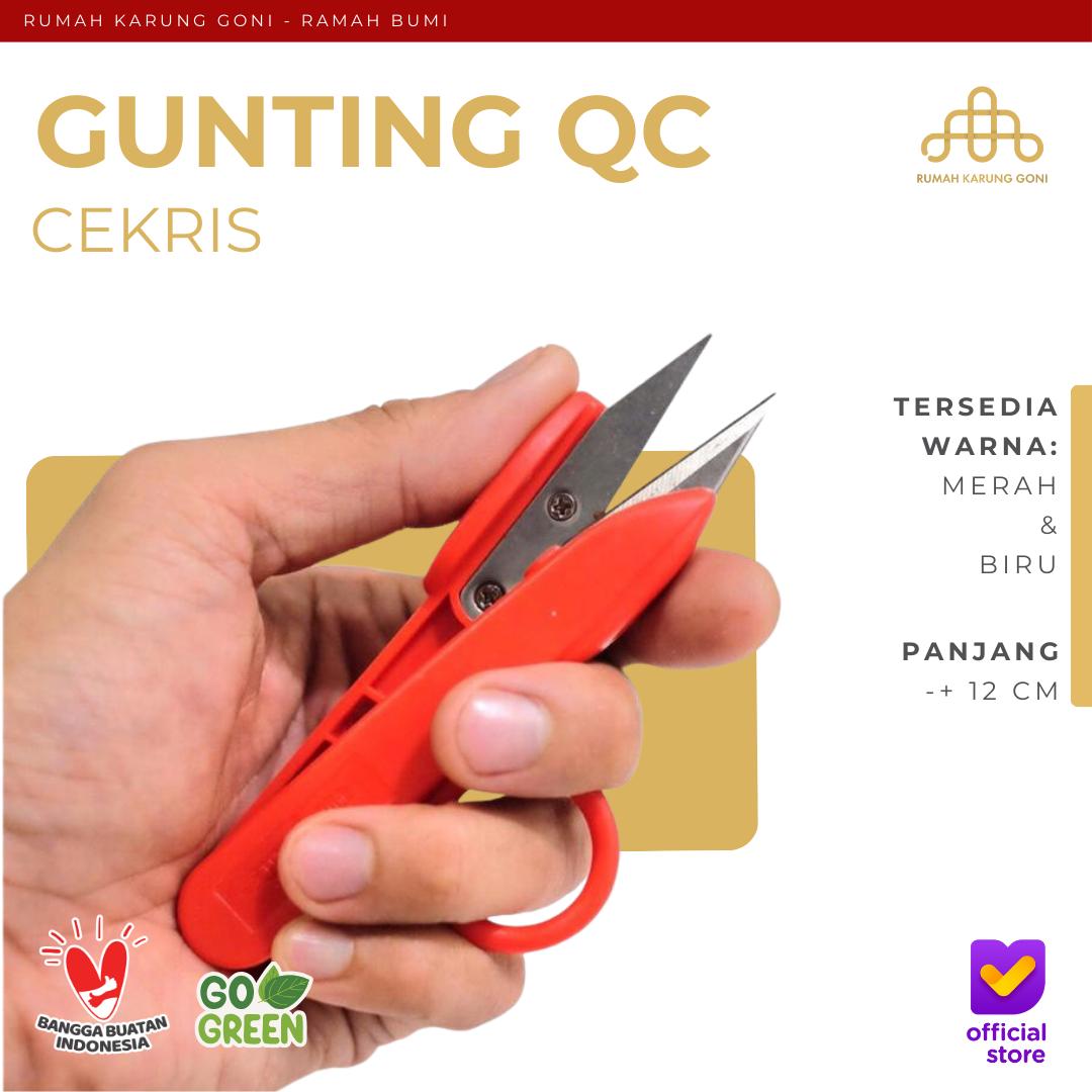 Gunting QC Goni - Gunting Benang - Gunting Cekris Plastik - Gunting Serat Goni