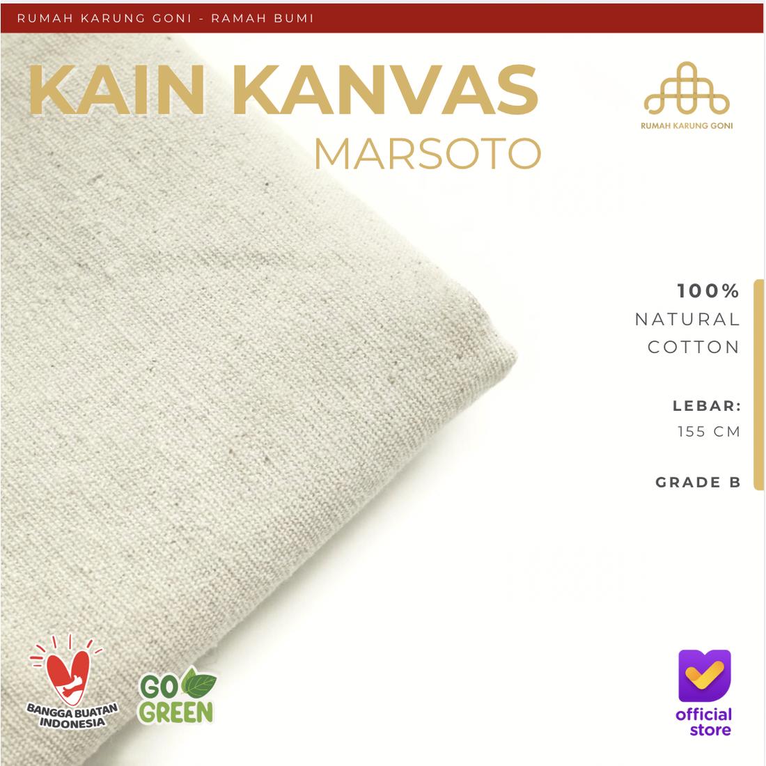 Kain Kanvas Bahan Tas Murah – Kanvas Greige Grade B