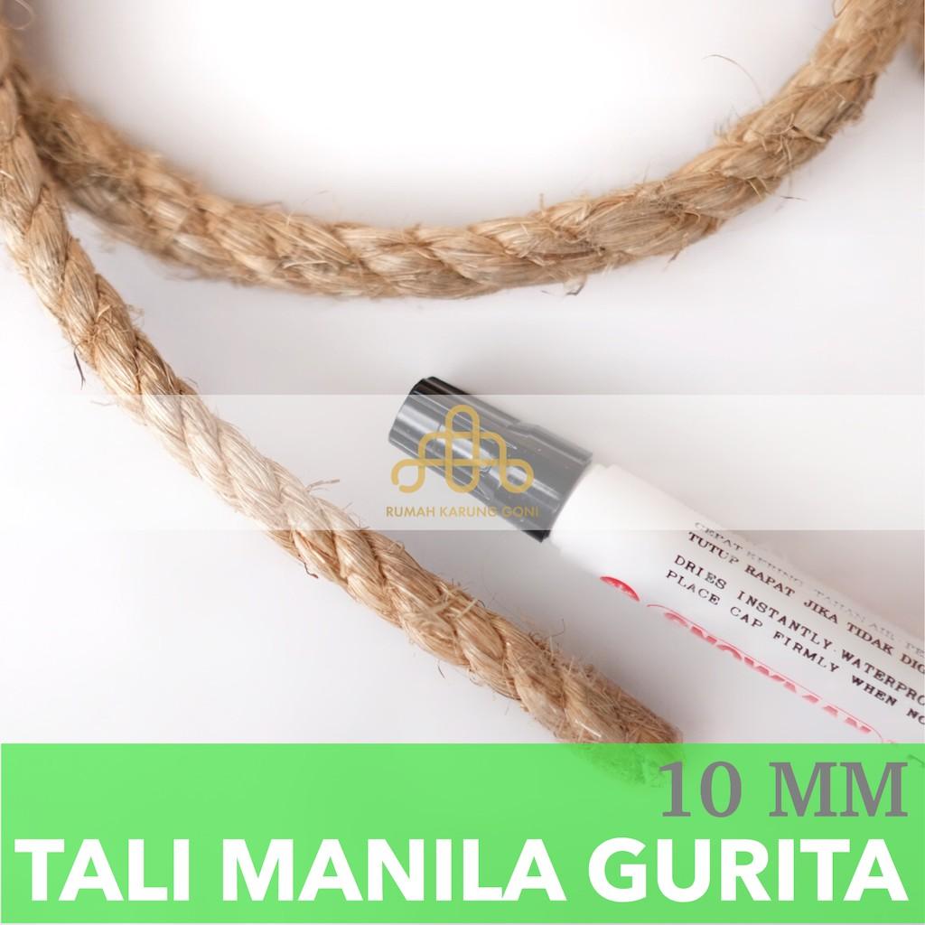 Tali Manila Gurita 10 MM - Tambang Tampar Serat Manila - Distributor Tali Manila Jakarta