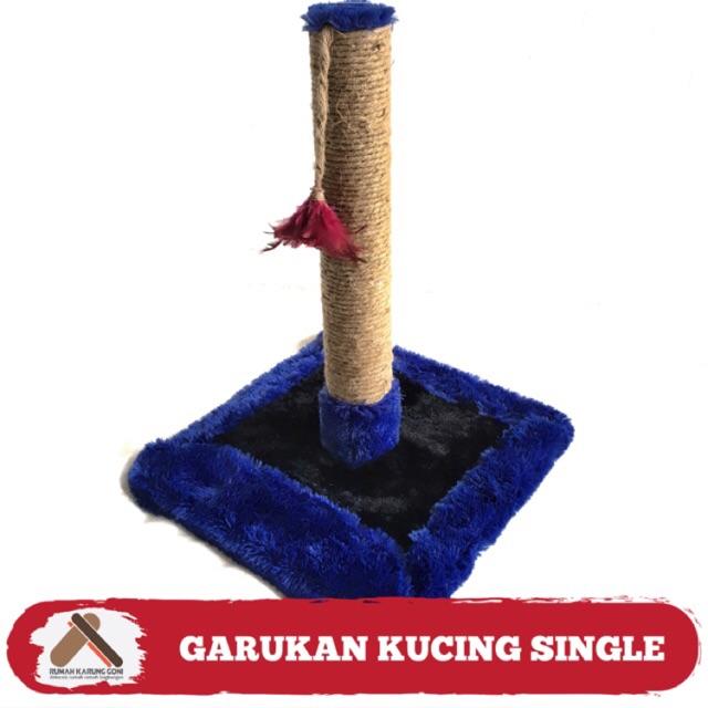Garukan Kucing Single - Mainan Kucing Tali Goni - Cat Condo - Cat Scratcher - Mainan Kucing