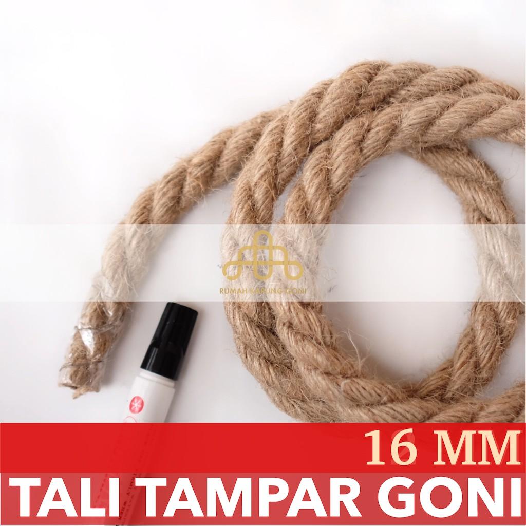 Tali Tambang Goni 16 MM - Tampar Manila 1,6 CM Serat Sisal - Distributor Tali Rami Sisal Alami