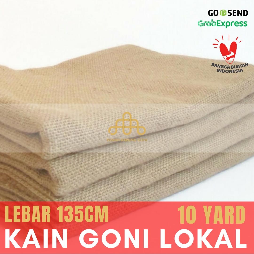 BAHAN BAKU GONI 10 YARD - KARUNG GONI INDUSTRI - GONI UNTUK COR BETON