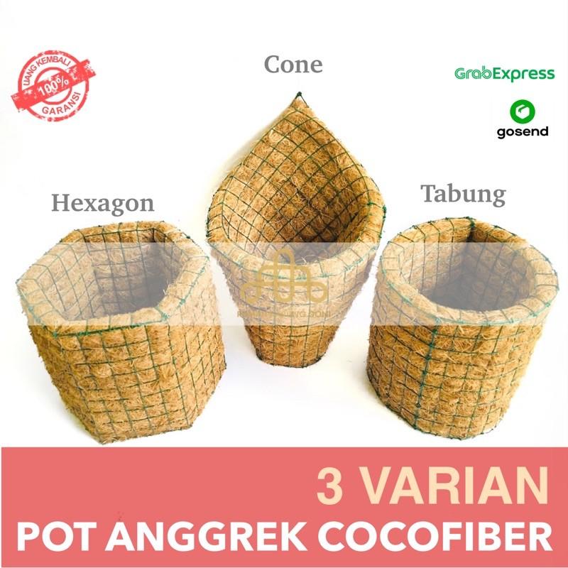 Pot Tempel Anggrek Cocofiber - Pot Gantung Serat Serabut Kelapa - Pot