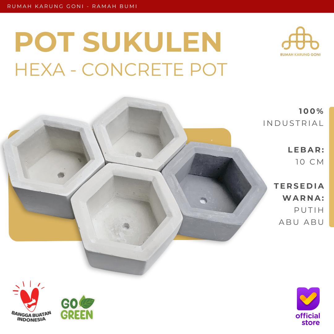 Pot Kaktus Pot Mini Sukulen Concrete Pot Mini Planter Pot Beton Bonsai Bandung