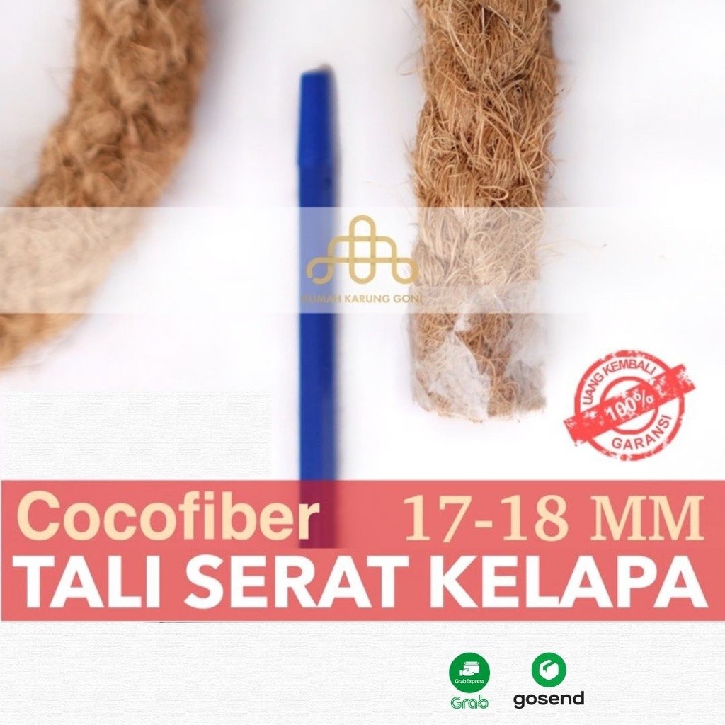 Tali Serabut Kelapa Berbagai Ukuran - Tali Cocofiber - Tali Serat