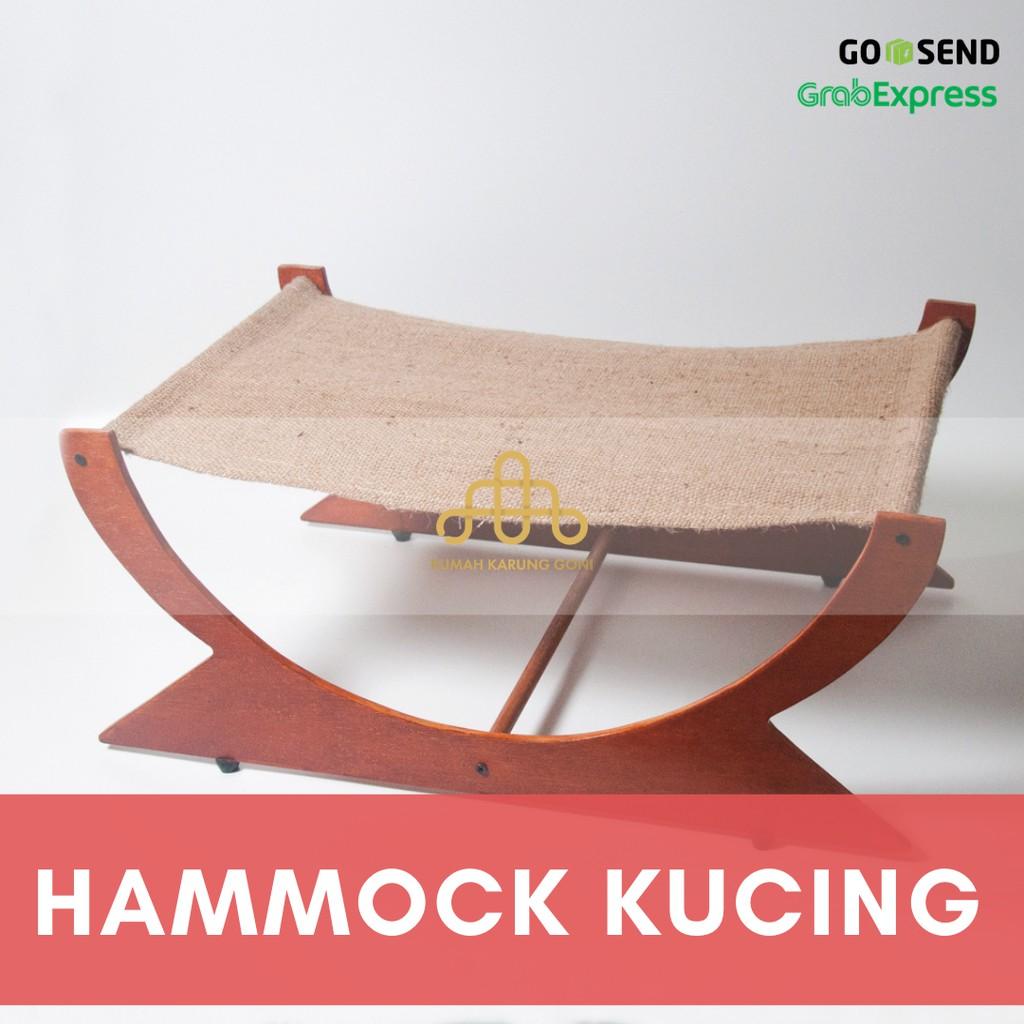 Hammock Kucing Ramah Lingkungan/ Ayunan Kucing/ Mainan Kucing